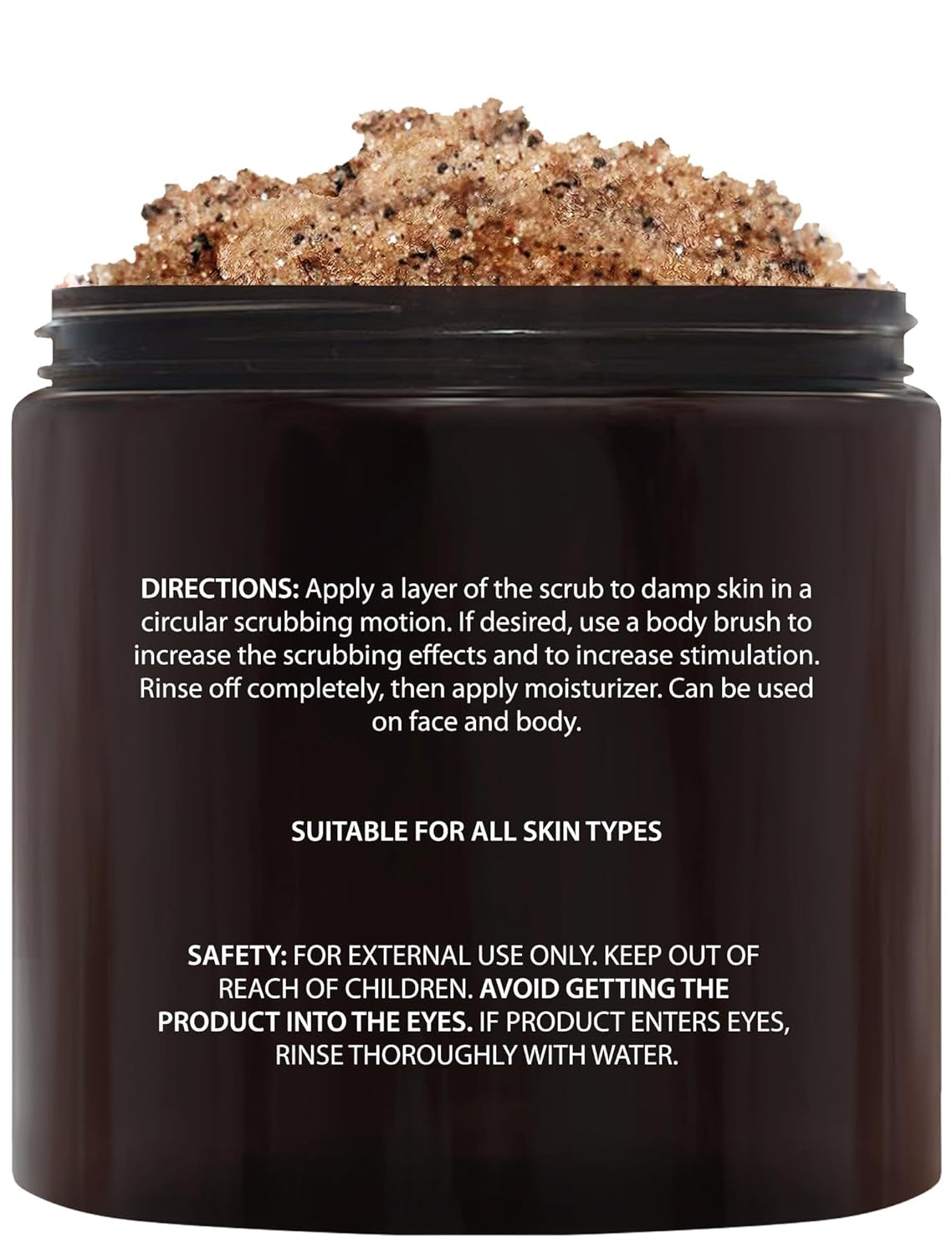 Dead Sea Salt and Arabica Coffee Body Scrub 10 Oz - Moisturizing and Exfoliating Body, Face, Hand, Foot Scrub - Fights Stretch Marks, Fine Lines, Wrinkles - Great Gifts for Women & Men